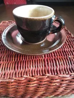 未使用‼️陶器製カップとソーサーセット✨