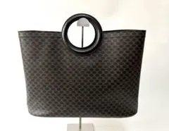 極美品 CELINE セリーヌ サークル マカダム柄 ハンドバッグ