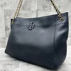 ✨美品✨トリーバーチ　トートバッグ　2way マックグロー　レザー　ブラック