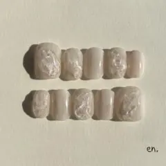 【現品】　大理石ネイル　鉱物ネイル　ニュアンスネイル　ぷっくりネイル　個性派