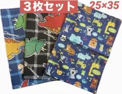 ⭐️お買い得‼️⭐★可愛い恐竜&動物★ 25×35 ランチョンマット３枚セット男の子