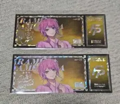 ヒプマイ 8周年オンラインくじ チケット風ホログラムカード2点セット(乱数)