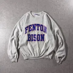 00s トリコタグchampionチャンピオンプリントスウェット短丈メキシコ製