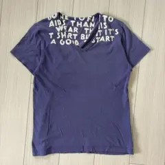 Martin Margiela エイズ Vネック プリントTシャツのサムネイル