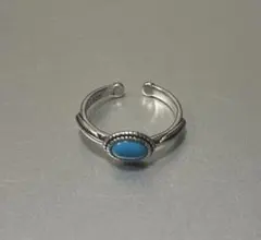 新品未使用　シルバー925リング　ターコイズ　メンズ　ヴィンテージ　18号