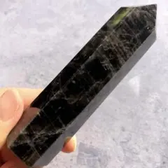 【超特大！一点もの！模様美】最強　虹入り　天然石　モリオン　ポイント