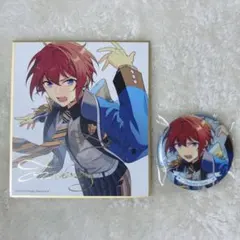 あんスタ 朱桜司 色紙 缶バッジ