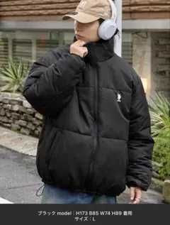 U.S. POLO ASSN. オーバーサイズ スタンド 中綿ジャケット