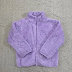UNIQLO フリースジャケット 120 ラベンダー
