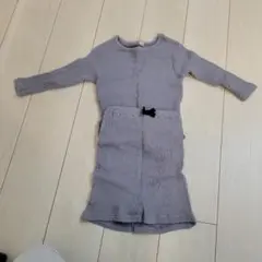 petit main 120サイズ くすみブルー セットアップ