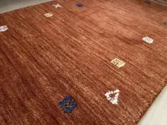 ロリバフ ギャッベ 丸型 手織緞通 インド 新品未使用 - メルカリ