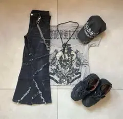 y2k grunge Affliction パンク コーデ セット