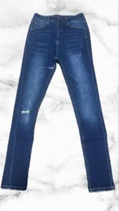 グレイル GRL スキニーデニム XSサイズ ダメージスキニー