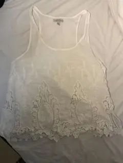 最終値下げ！ ZARA 刺繍 キャミソール Sサイズ