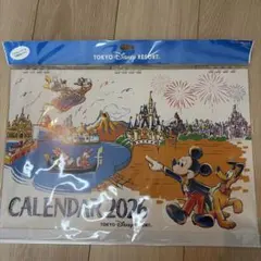 2026年　ディズニーカレンダー　新品・シール付
