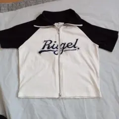 WEGO Rugel ジップアップ半袖Tシャツ Fサイズ