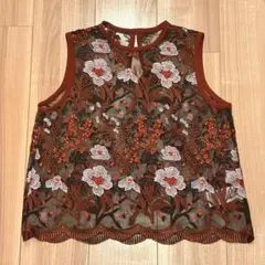 7/20終了】【新品】Mame Kurogouchi 刺繍レースノースリーブ - メルカリ