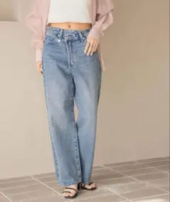 LOWRYSFARM アシメデニムパンツ