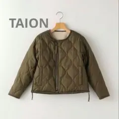 新品　TAION KIDS　ミリタリーリバーシブル ダウン ジャケット キッズ