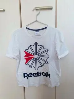 Reebok ロゴ 半袖Tシャツ ホワイト