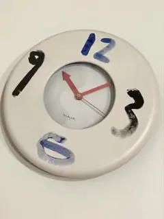 日比野克彦　壁掛け　時計　約25cm