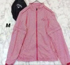 【未使用 】 キャロウェイ　セットアップ上下　ポーチ付き　ゴルフ　ウエスト伸縮M