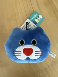 mojojojo BIGフェイスキーホルダー　青ねこ