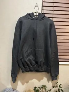 champion グレー フード付き スウェットパーカー