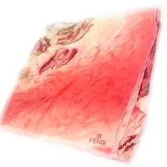 新品 シルク100% ストール マフラー ピンク グラデーション