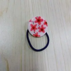 花柄デザイン ヘアゴム（小）