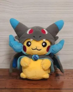 メガポンチョを着たピカチュウ リザードン ポケセン ガチャ メガ進化