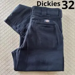 W32 Dickies WPR16BKX ワークパンツ 2タックパンツ 綿100のサムネイル