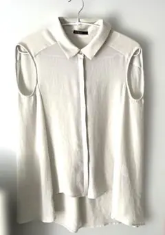 URBAN RESEARCH ROSSO ノースリーブシャツ アイボリー