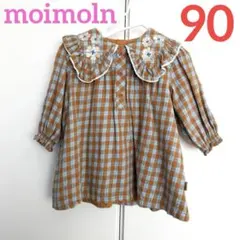 moimoln シュエットチェック ワンピース モイモルン