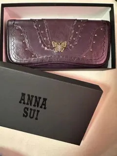 116 ANASUI アナスイ がま口 財布 メリッサ バタフライ - メルカリ