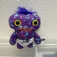 FUGGLER ぬいぐるみ 紫 ペイント柄 オムツ 歯