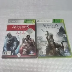 【XBOX360】Best版 アサシンクリード1+2 ウェルカムパックと3