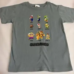 スーパーマリオ Tシャツ 140cm グレー 半袖のサムネイル