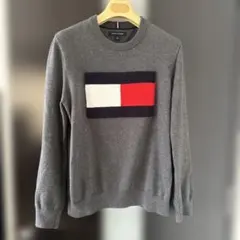 Tommy HILFIGER トミー メンズ ニット グレー M
