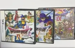 【動作確認済】ドラゴンクエストシリーズ DSソフト 3本セット　Ⅳ Ⅴ Ⅸ