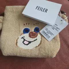 新品未使用 LOVERARY BY FEILER ドアップテディ 巾着ポーチ - メルカリ