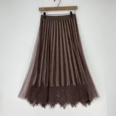 MAJESTIC LEGON チュールプリーツスカート Mサイズ
