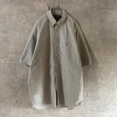 Ralph Lauren BLAKEオックスフォードシャツ 半袖　ビッグサイズM