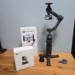 DJI Osmo Mobile 7P+Mic Miniセット 美品　すぐ使えるのサムネイル