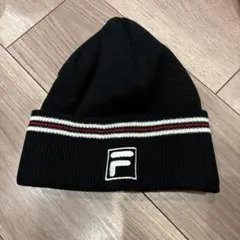 【新品未使用】FILAGOLF 黒 ニット帽