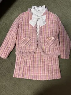 SHEIN ピンク ツイード フォーマルドレス 7Y