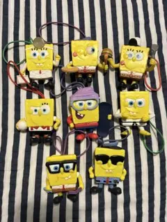 スポンジボブ　ハッピーセットストラップフィギュア スポンジボブ ハッピーセット フィギュア 14体 - メルカリ