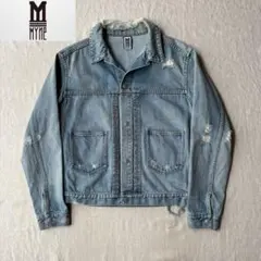 着画あり]mutimer raw denim jacket - メルカリ