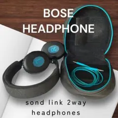 BOSE ワイヤレスヘッドホン ケース付 有線OK