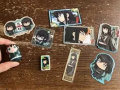 鬼滅の刃　ダイカットステッカー　人形　消しゴム　ステッカー　シール　時透無一郎